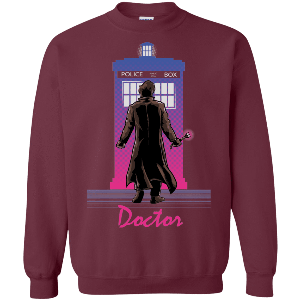 Sweatshirts Maroon / Small DOCTOR DRIVE Crewneck Sweatshirt