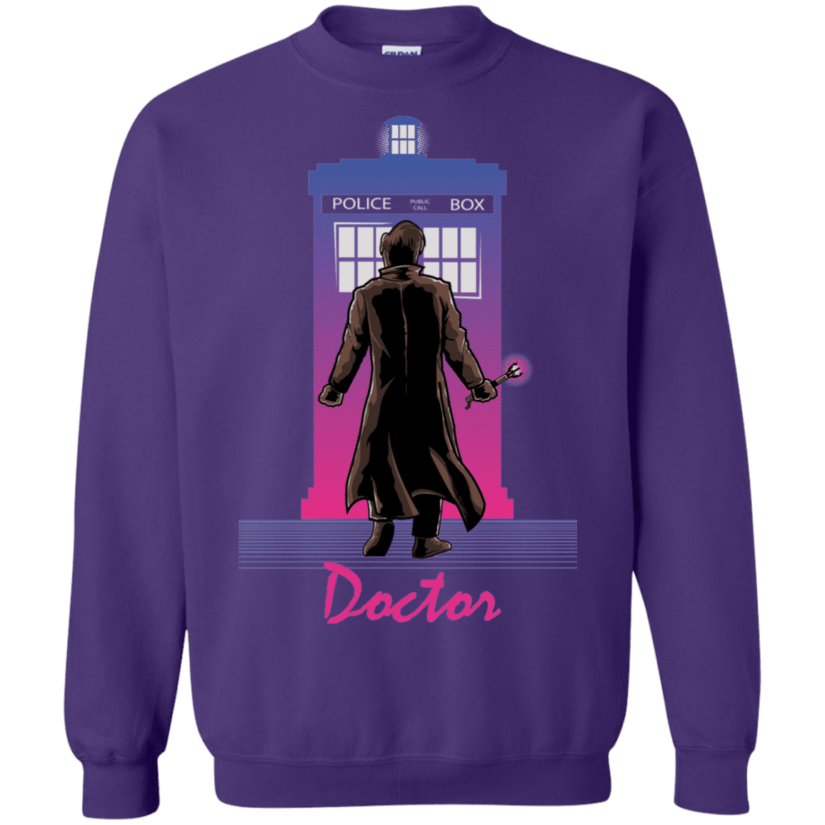 Sweatshirts Purple / Small DOCTOR DRIVE Crewneck Sweatshirt