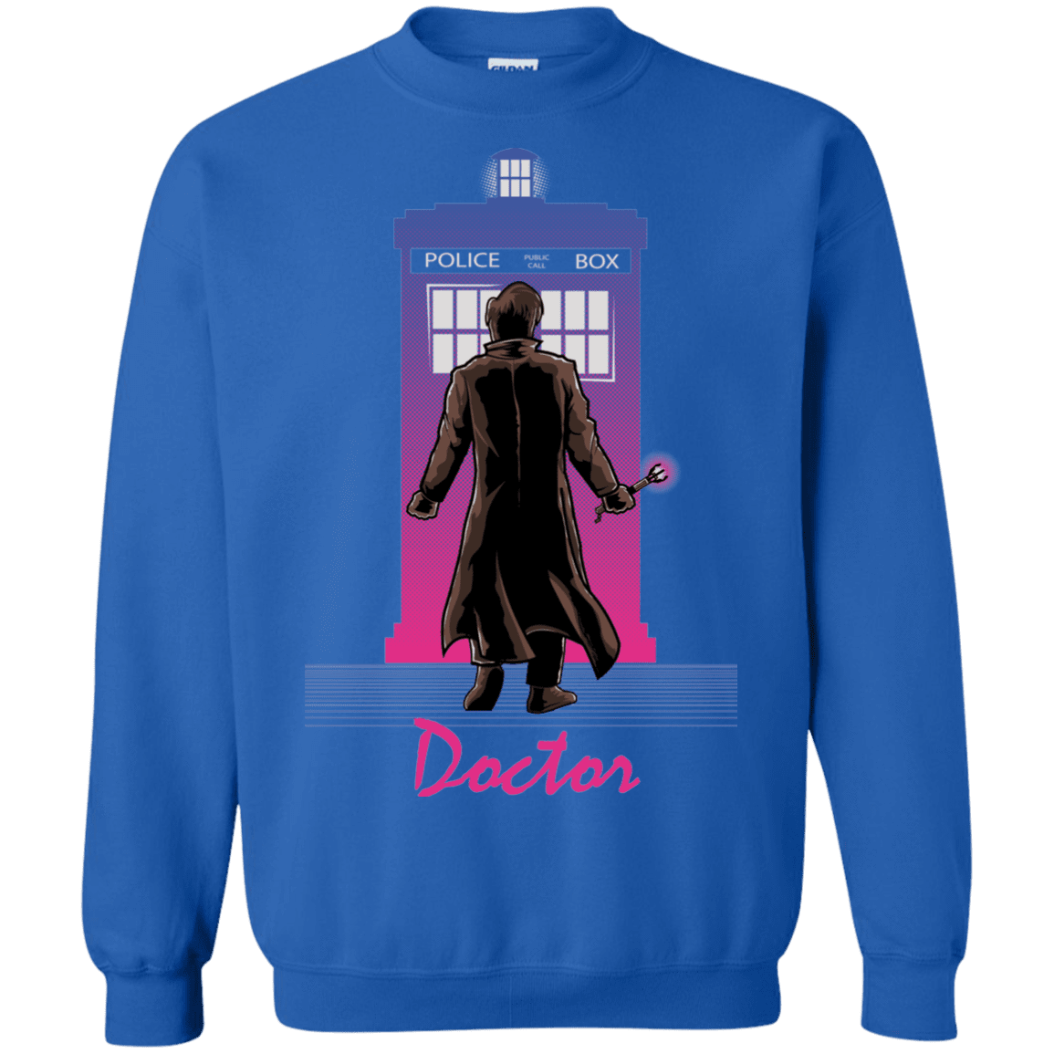 Sweatshirts Royal / Small DOCTOR DRIVE Crewneck Sweatshirt