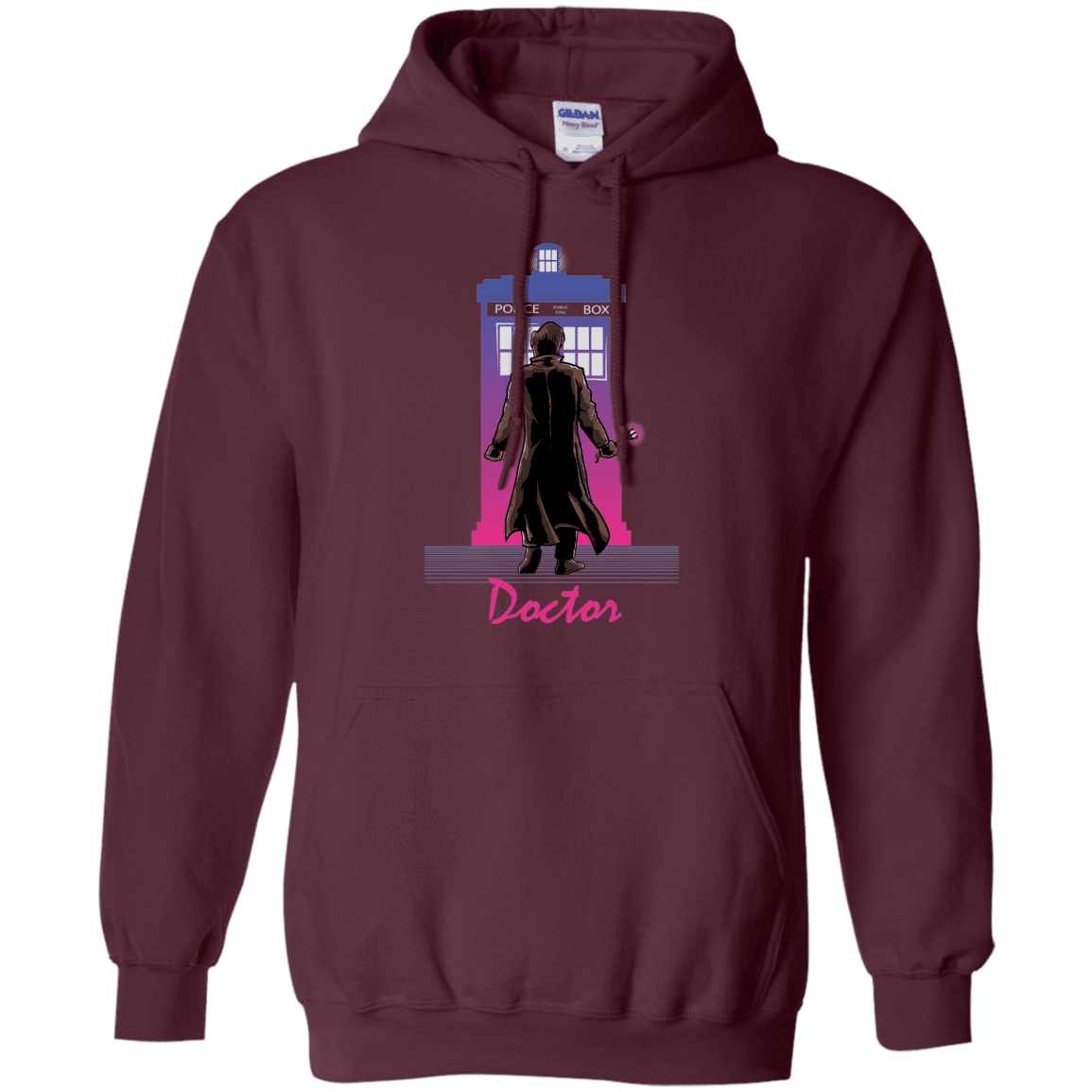 Sweatshirts Maroon / Small DOCTOR DRIVE Pullover Hoodie