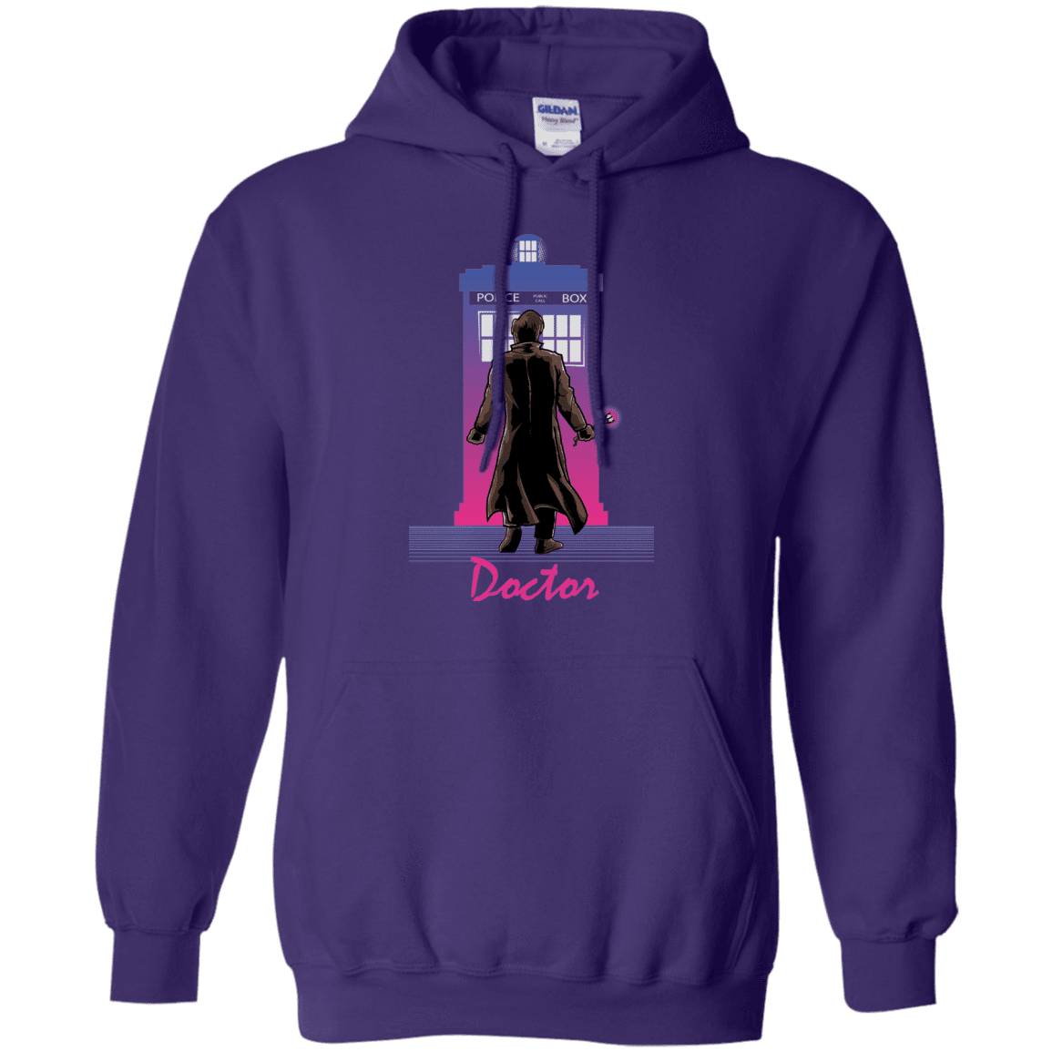 Sweatshirts Purple / Small DOCTOR DRIVE Pullover Hoodie
