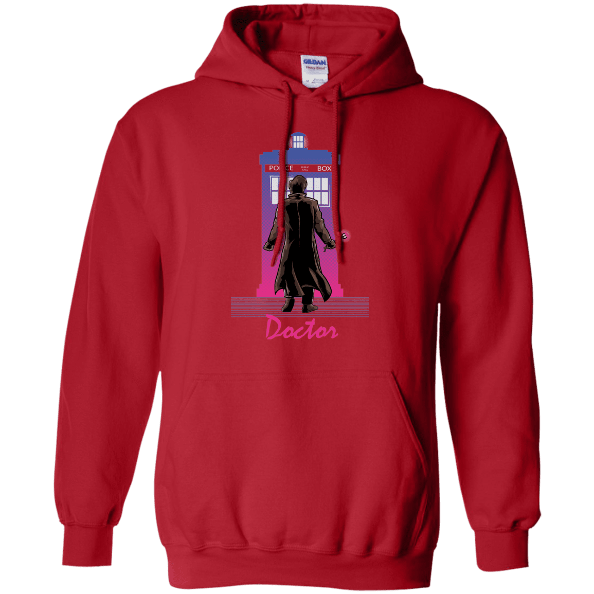 Sweatshirts Red / Small DOCTOR DRIVE Pullover Hoodie