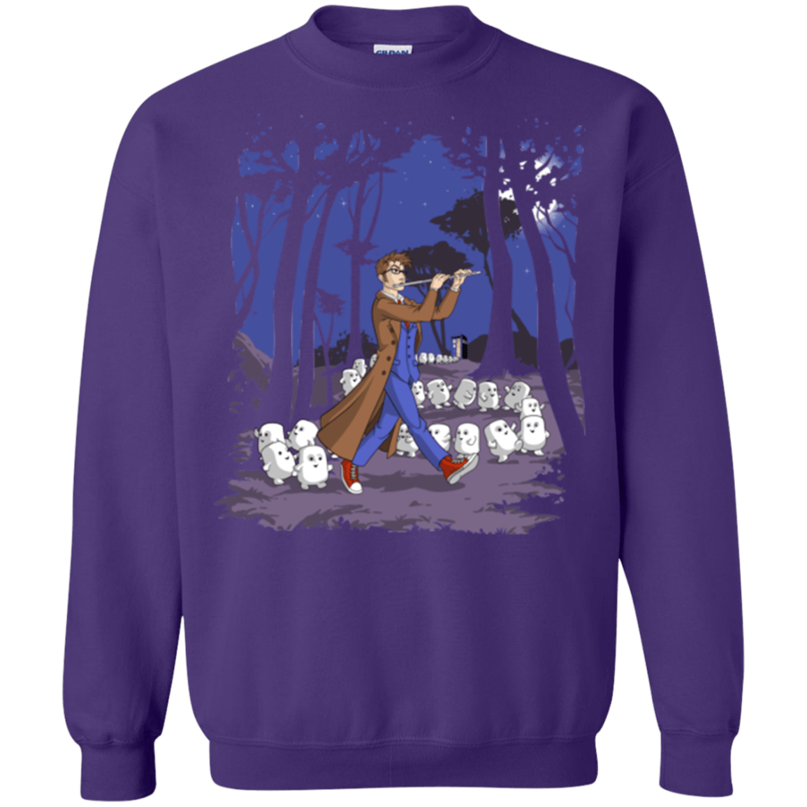 Sweatshirts Purple / Small Doctor Hamelin Crewneck Sweatshirt