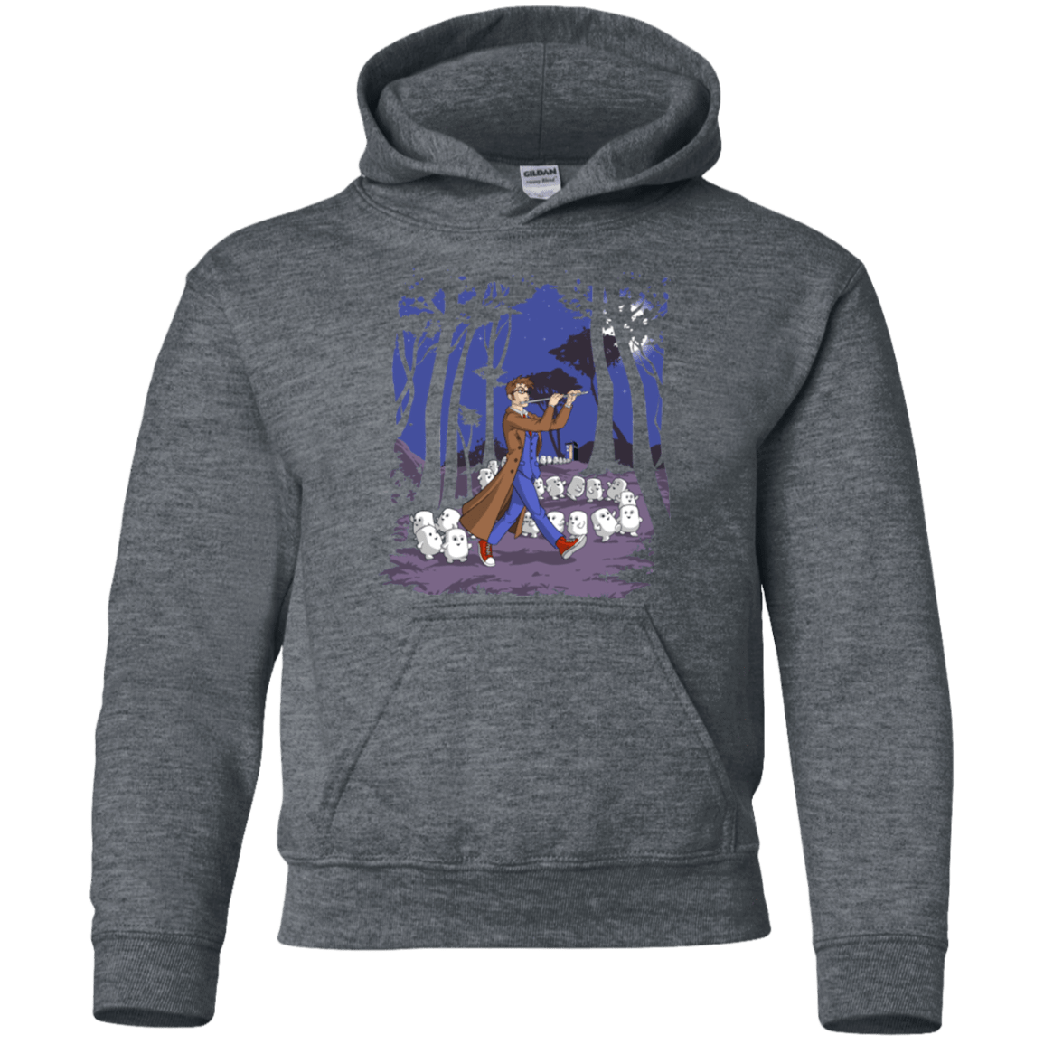 Sweatshirts Dark Heather / YS Doctor Hamelin Youth Hoodie