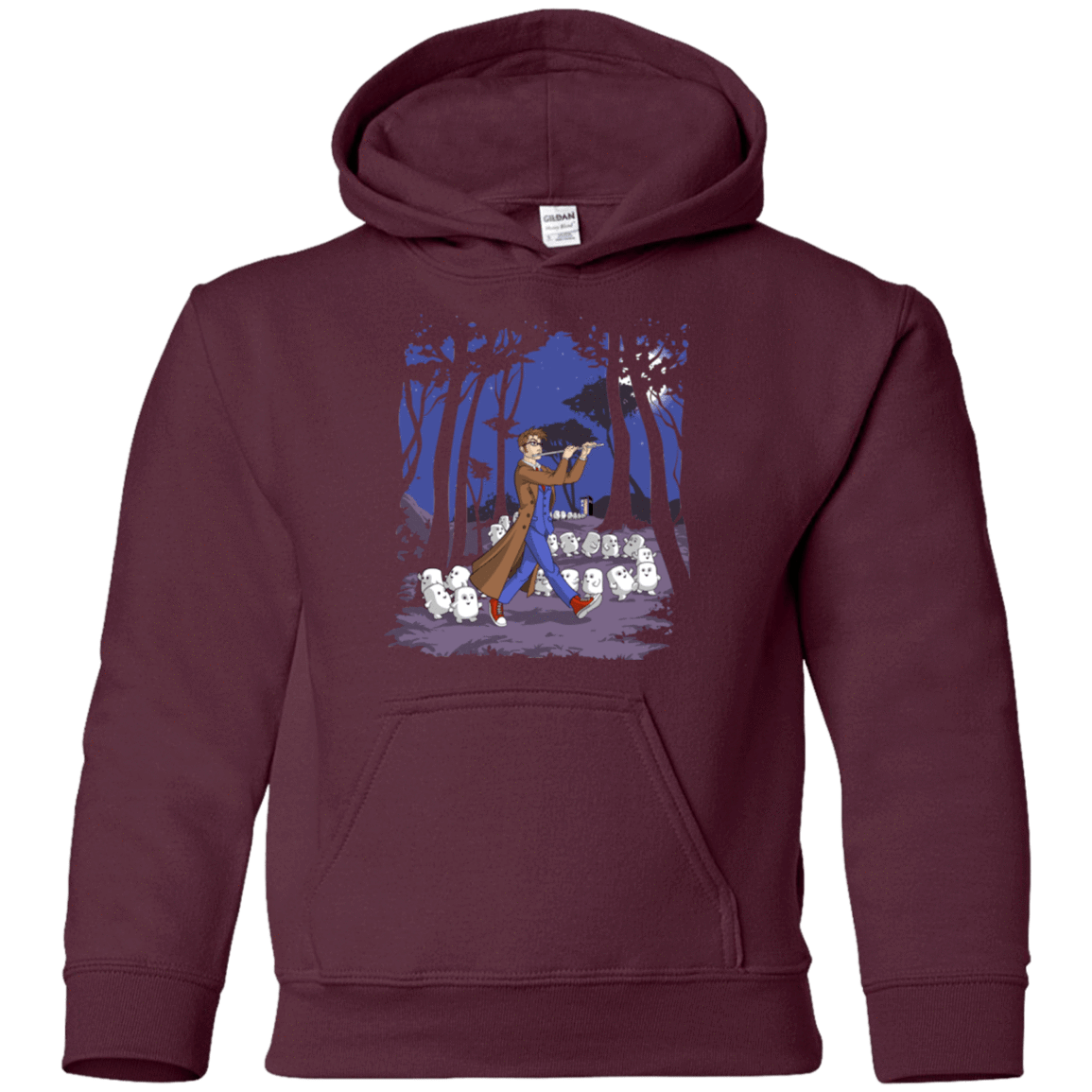Sweatshirts Maroon / YS Doctor Hamelin Youth Hoodie