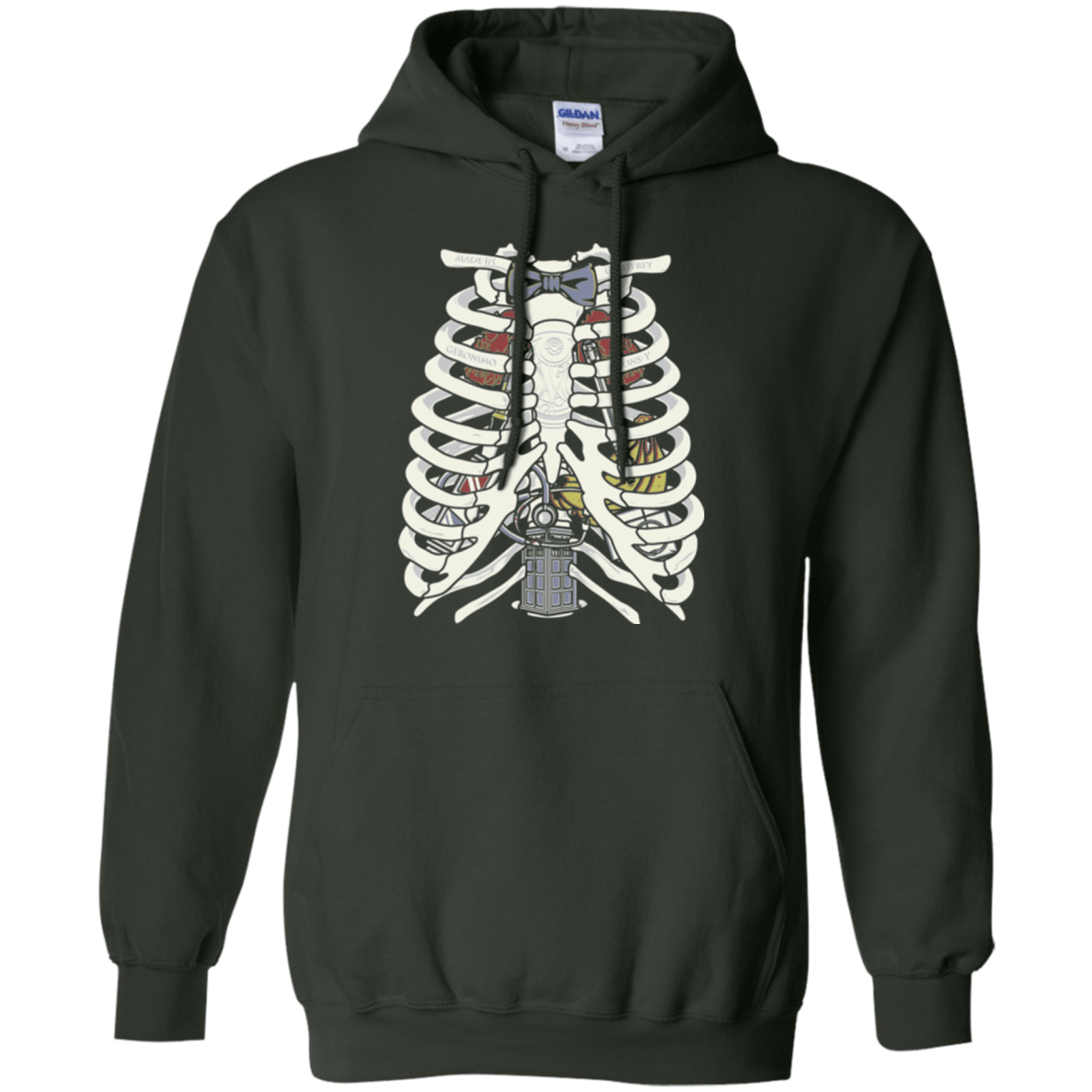 Sweatshirts Forest Green / Small Doctor Inside Pullover Hoodie