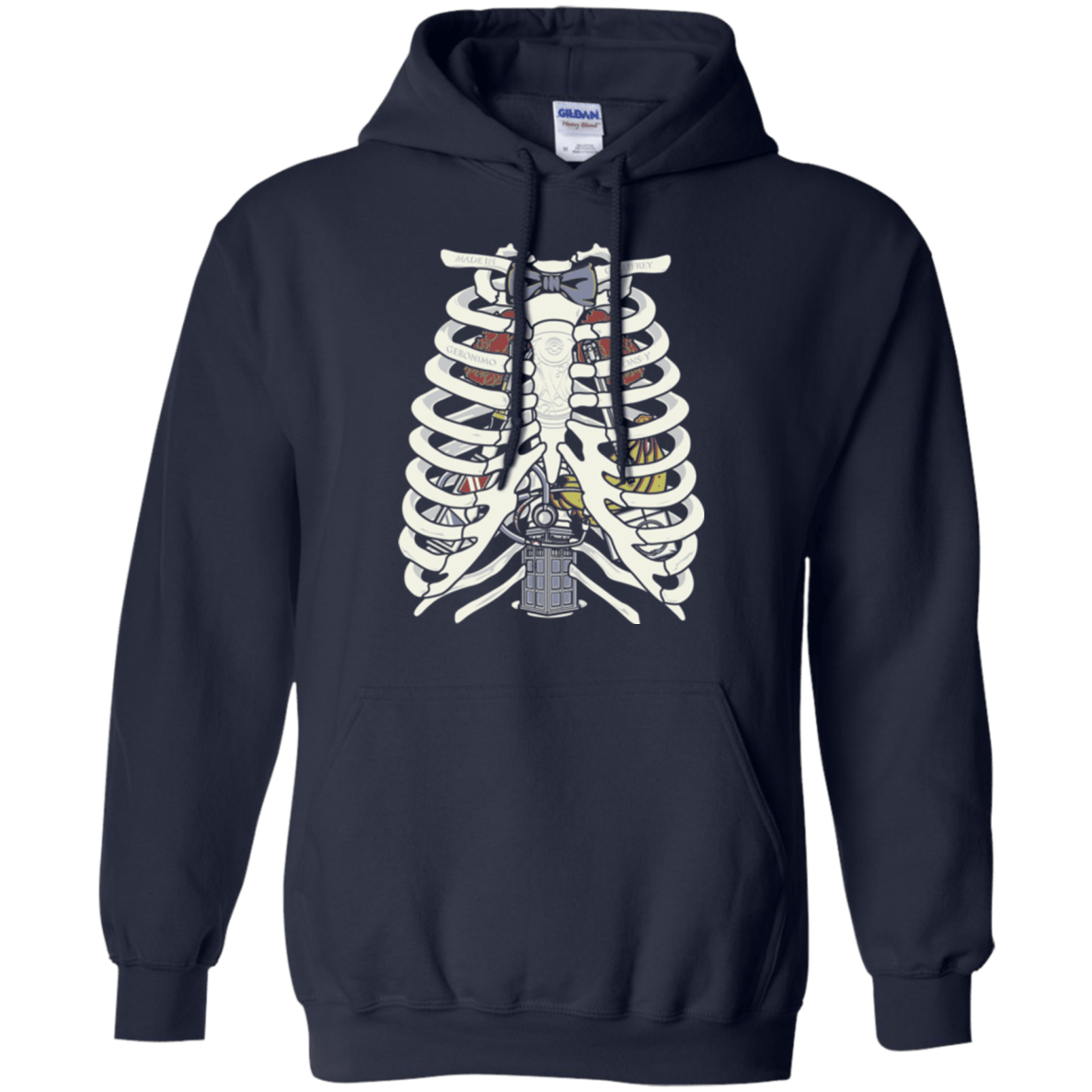 Sweatshirts Navy / Small Doctor Inside Pullover Hoodie