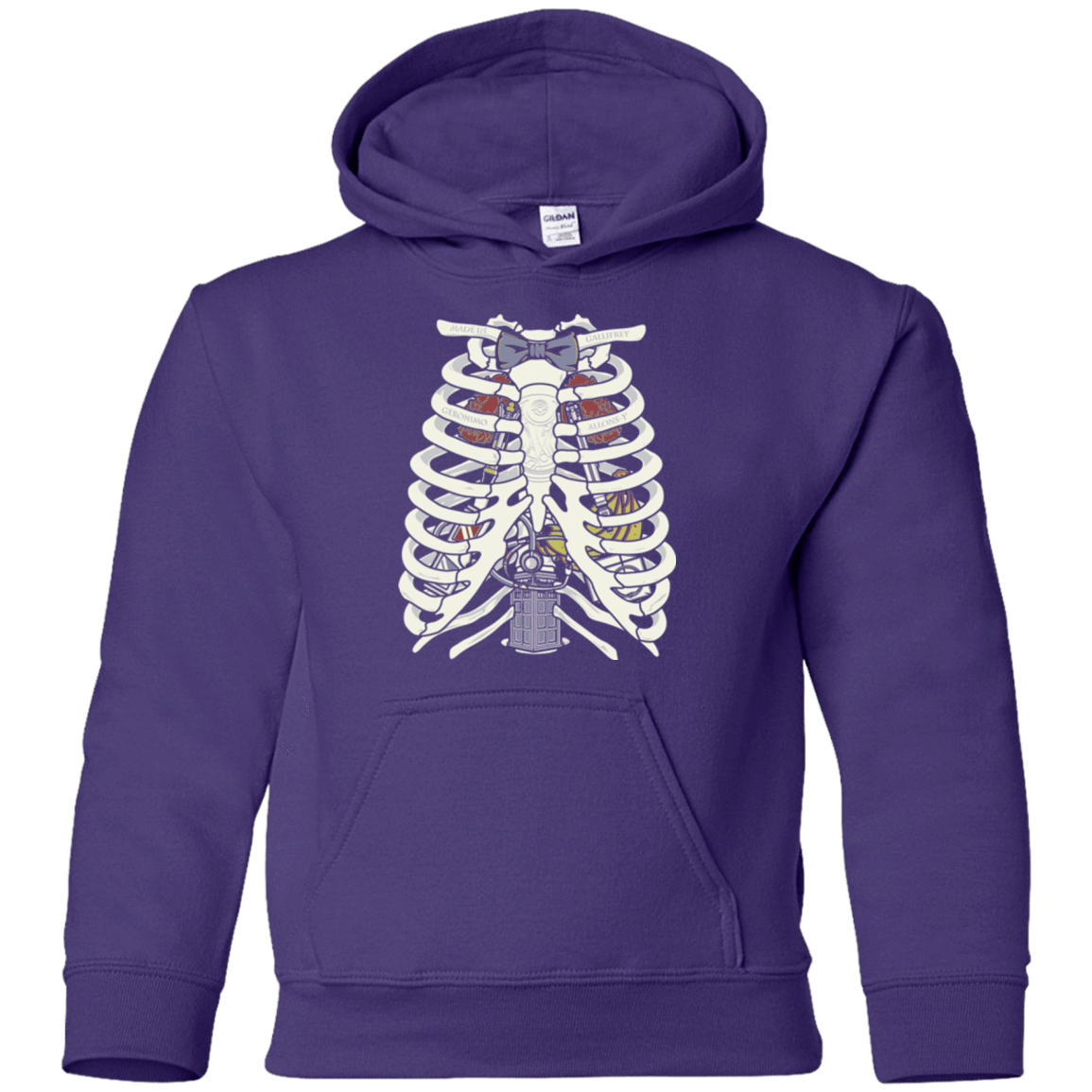 Sweatshirts Purple / YS Doctor Inside Youth Hoodie