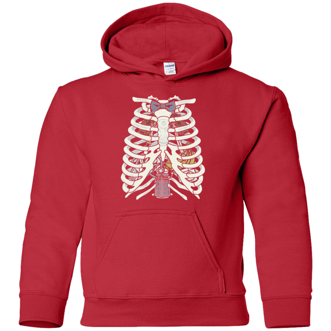 Sweatshirts Red / YS Doctor Inside Youth Hoodie
