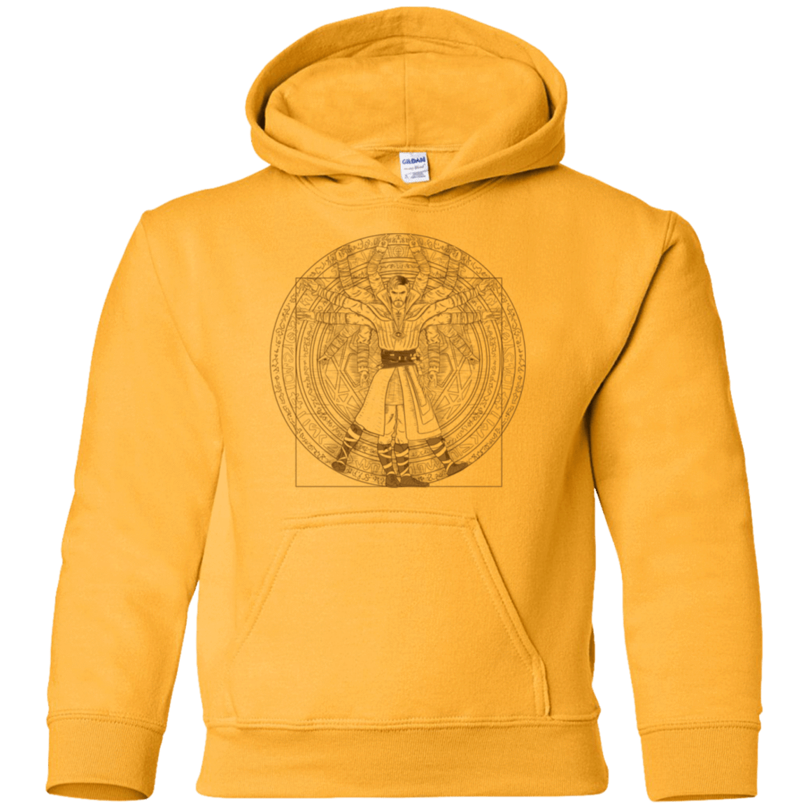 Sweatshirts Gold / YS Doctor Stranger Vitruvian Youth Hoodie