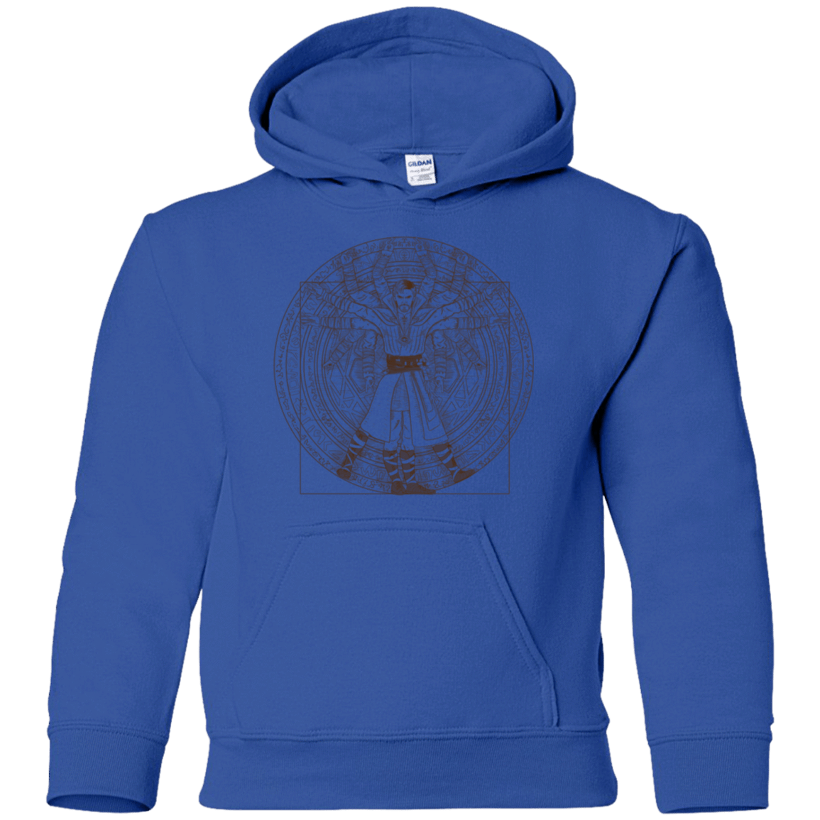 Sweatshirts Royal / YS Doctor Stranger Vitruvian Youth Hoodie