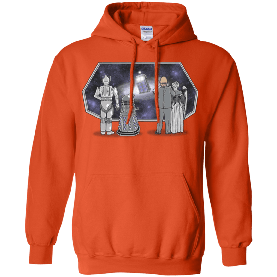 Sweatshirts Orange / Small Doctor strikes back Pullover Hoodie