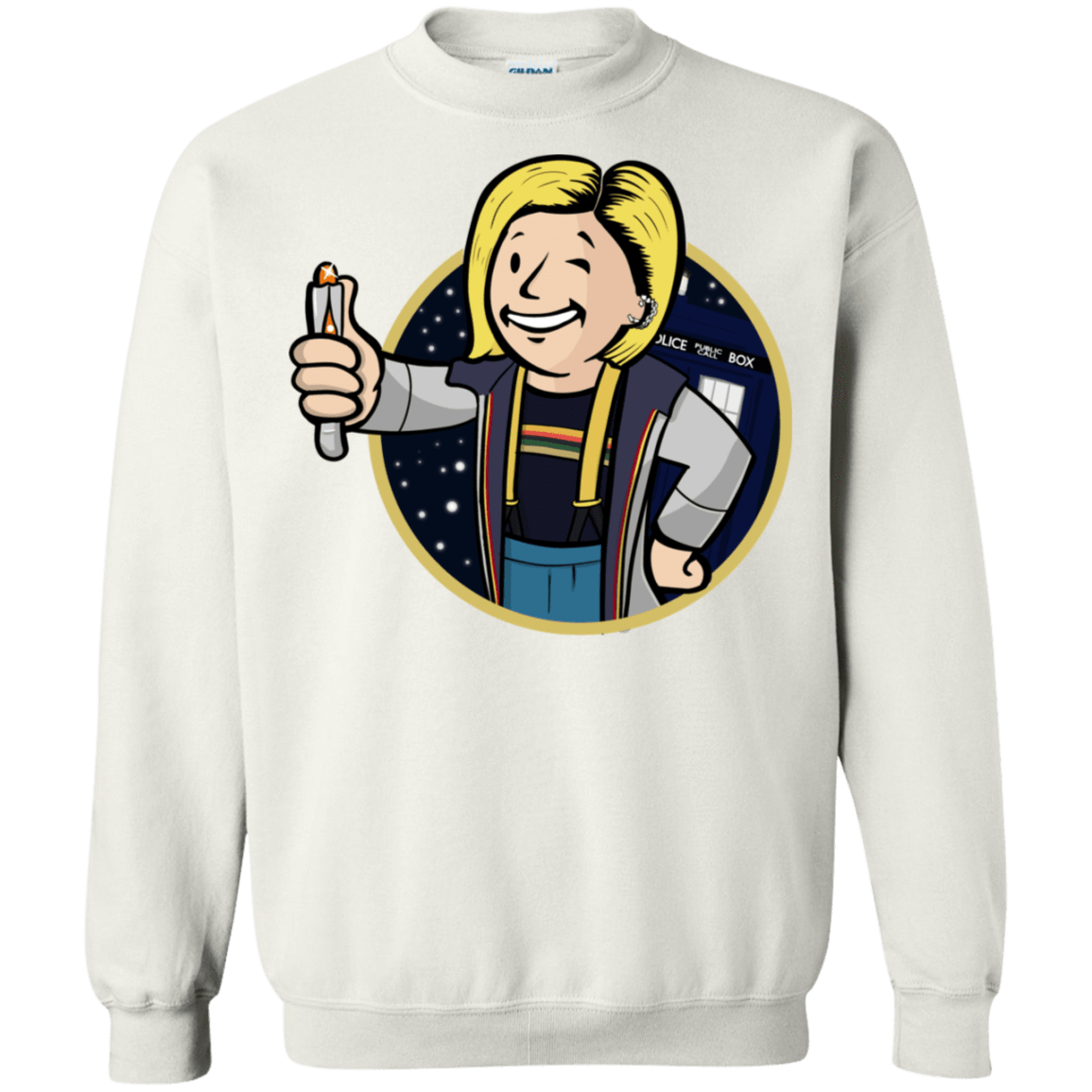 Sweatshirts White / S Doctor Vault Crewneck Sweatshirt