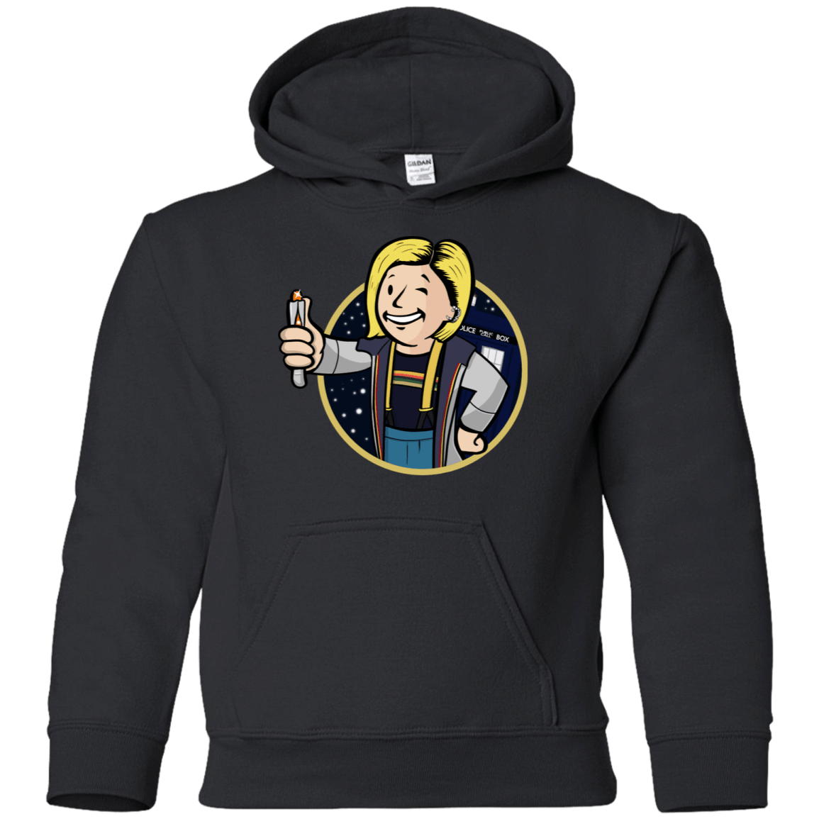 Sweatshirts Black / YS Doctor Vault Youth Hoodie