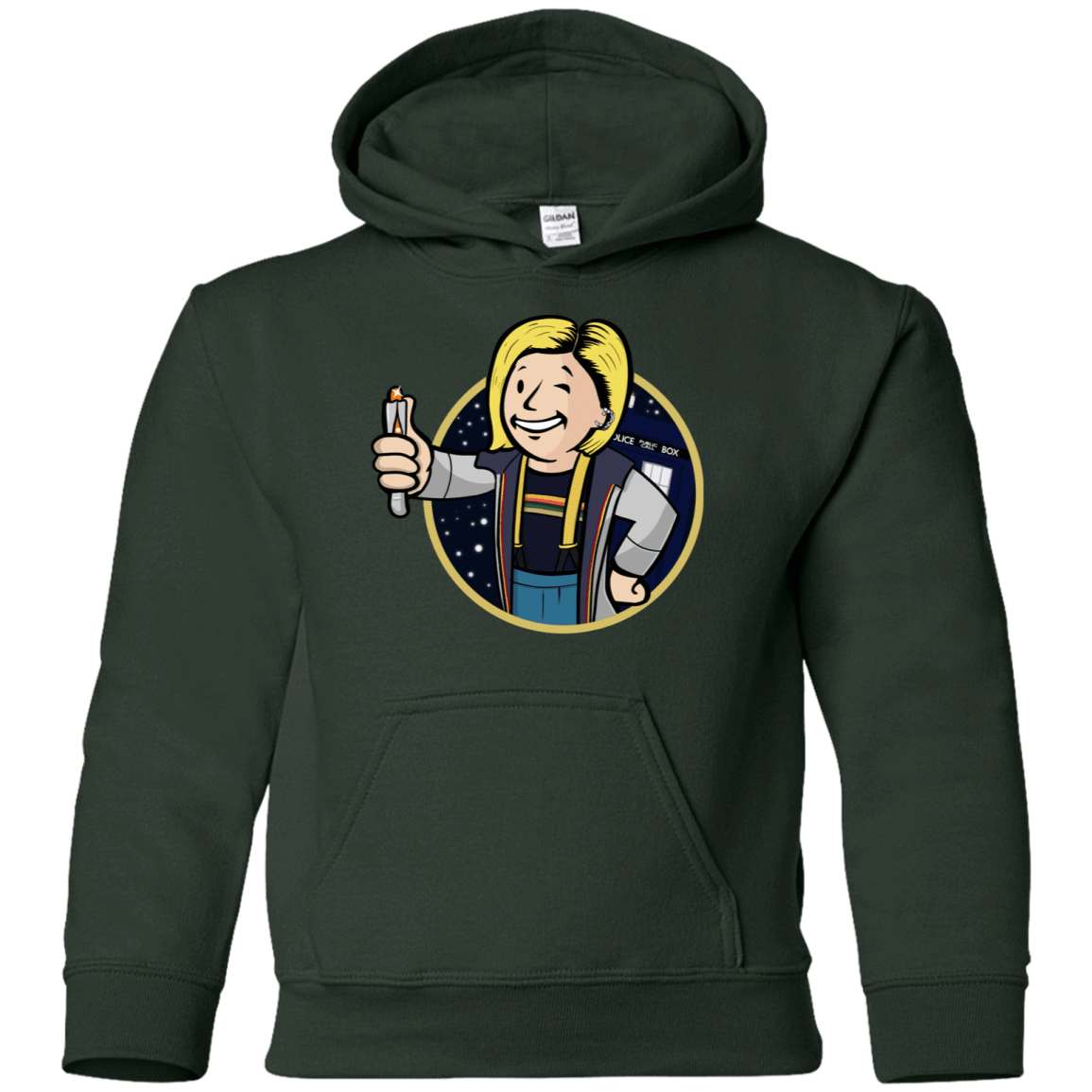 Sweatshirts Forest Green / YS Doctor Vault Youth Hoodie