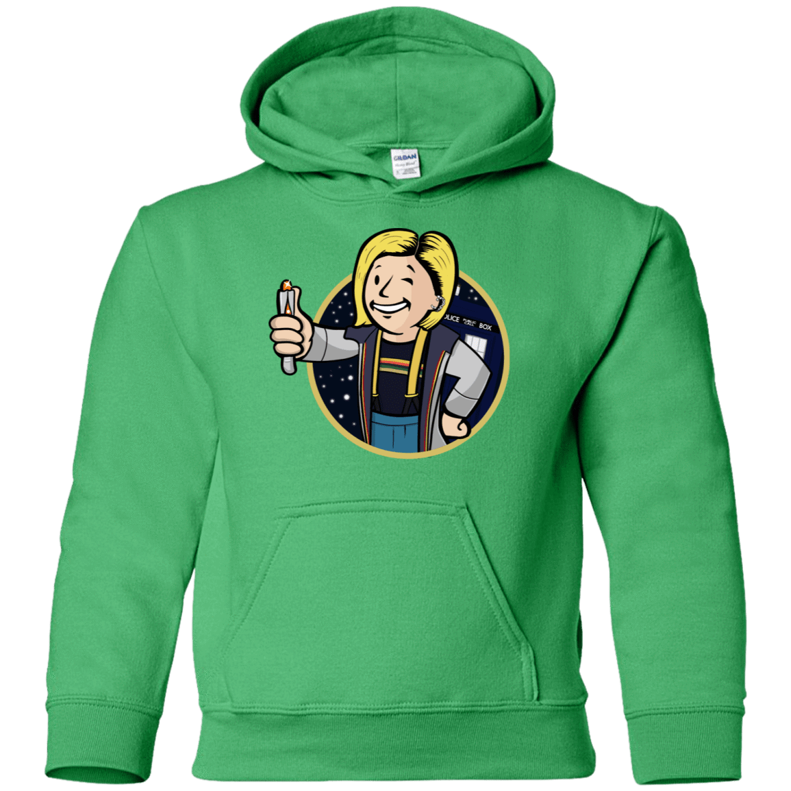 Sweatshirts Irish Green / YS Doctor Vault Youth Hoodie