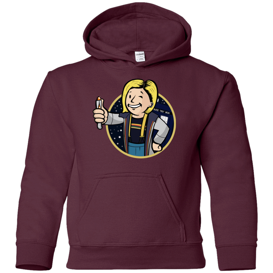 Sweatshirts Maroon / YS Doctor Vault Youth Hoodie