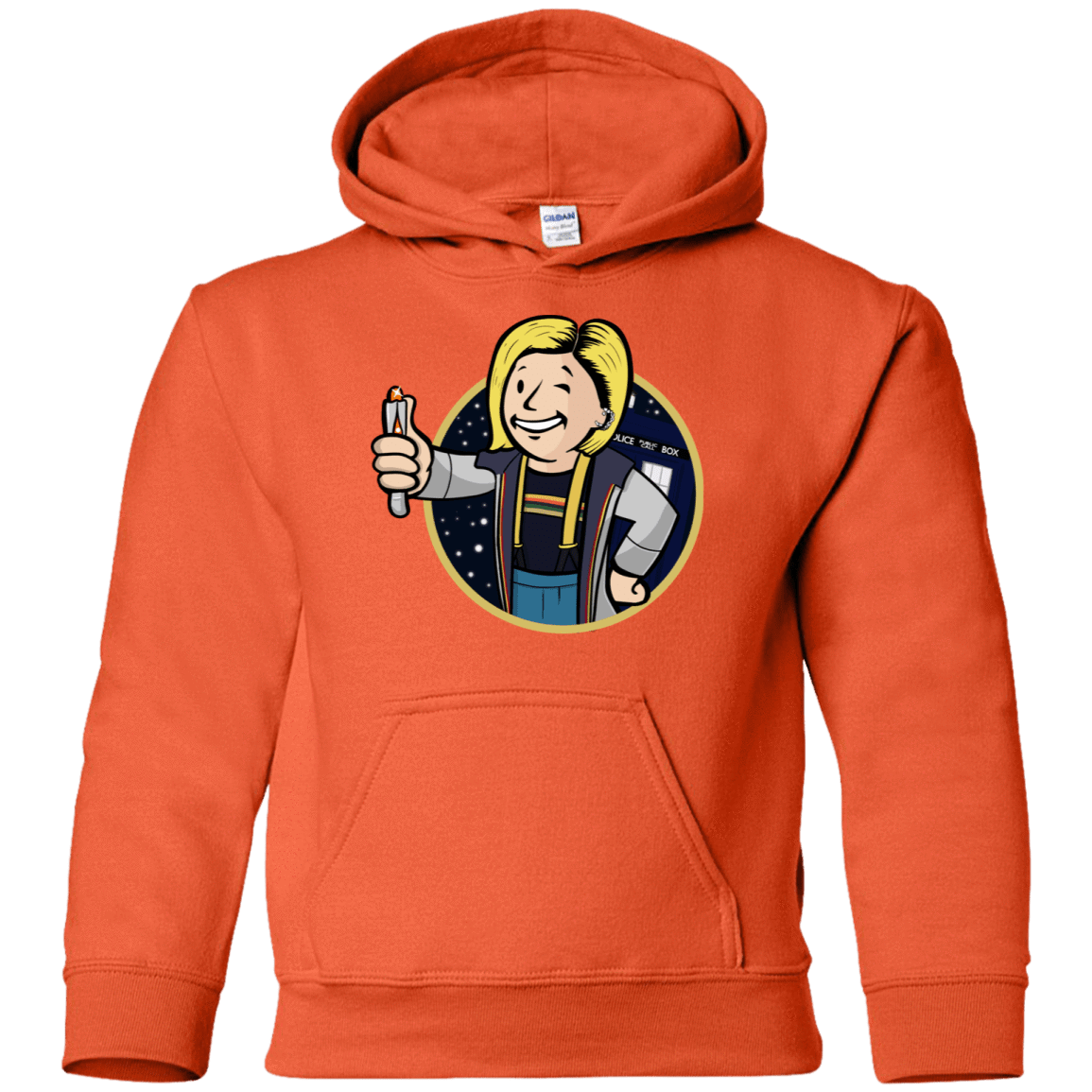 Sweatshirts Orange / YS Doctor Vault Youth Hoodie