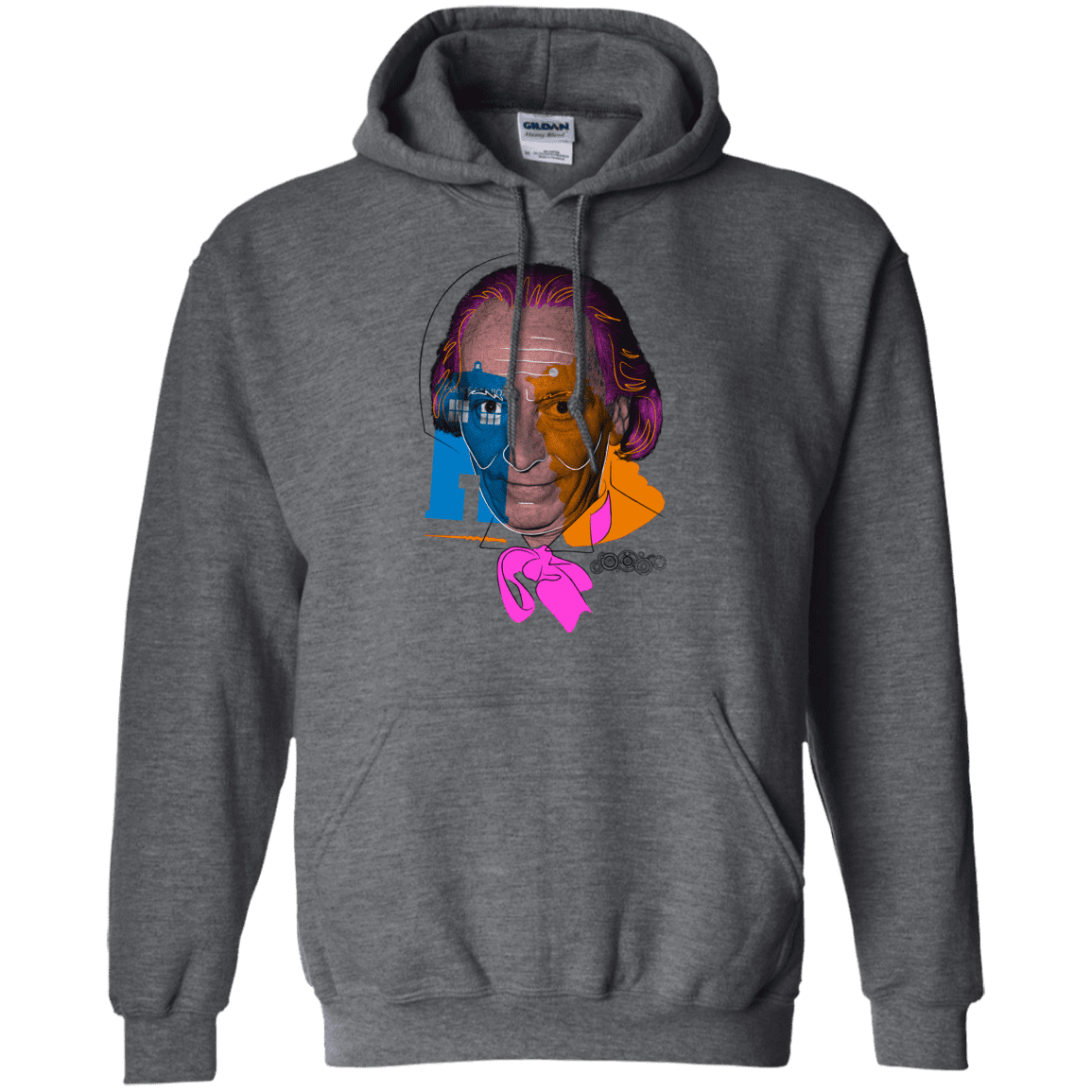 Sweatshirts Dark Heather / S Doctor Warwhol 1 Pullover Hoodie