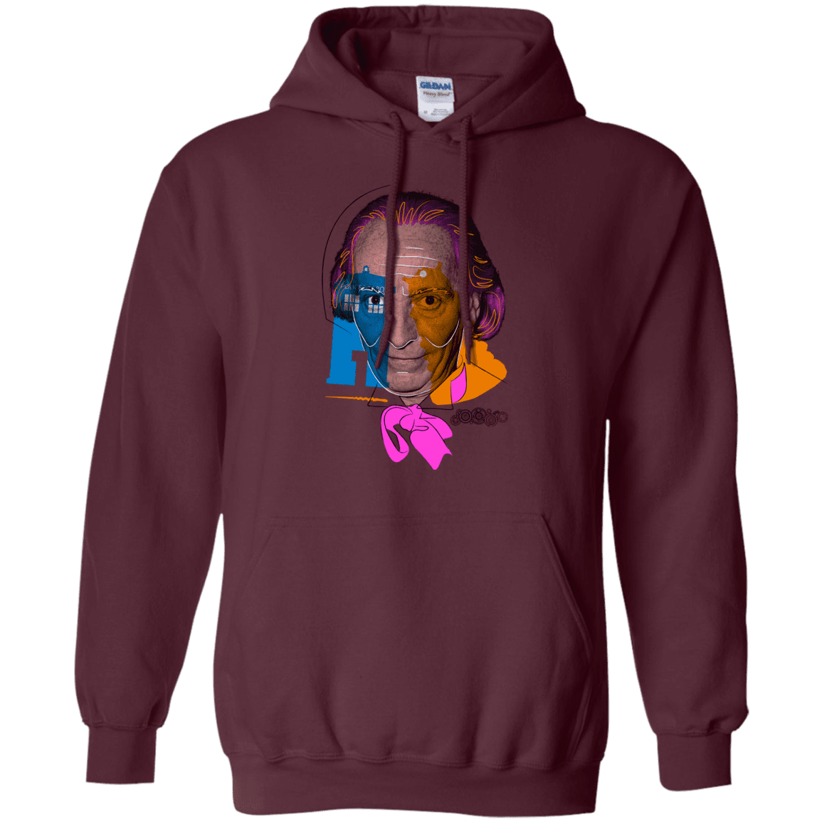 Sweatshirts Maroon / S Doctor Warwhol 1 Pullover Hoodie