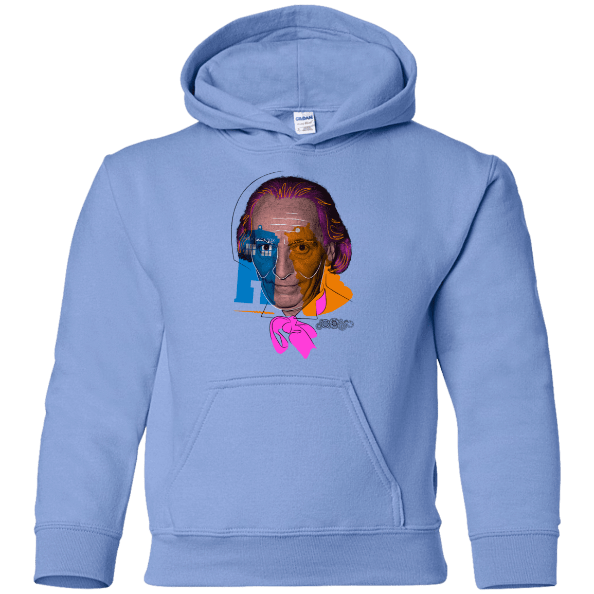 Sweatshirts Carolina Blue / YS Doctor Warwhol 1 Youth Hoodie