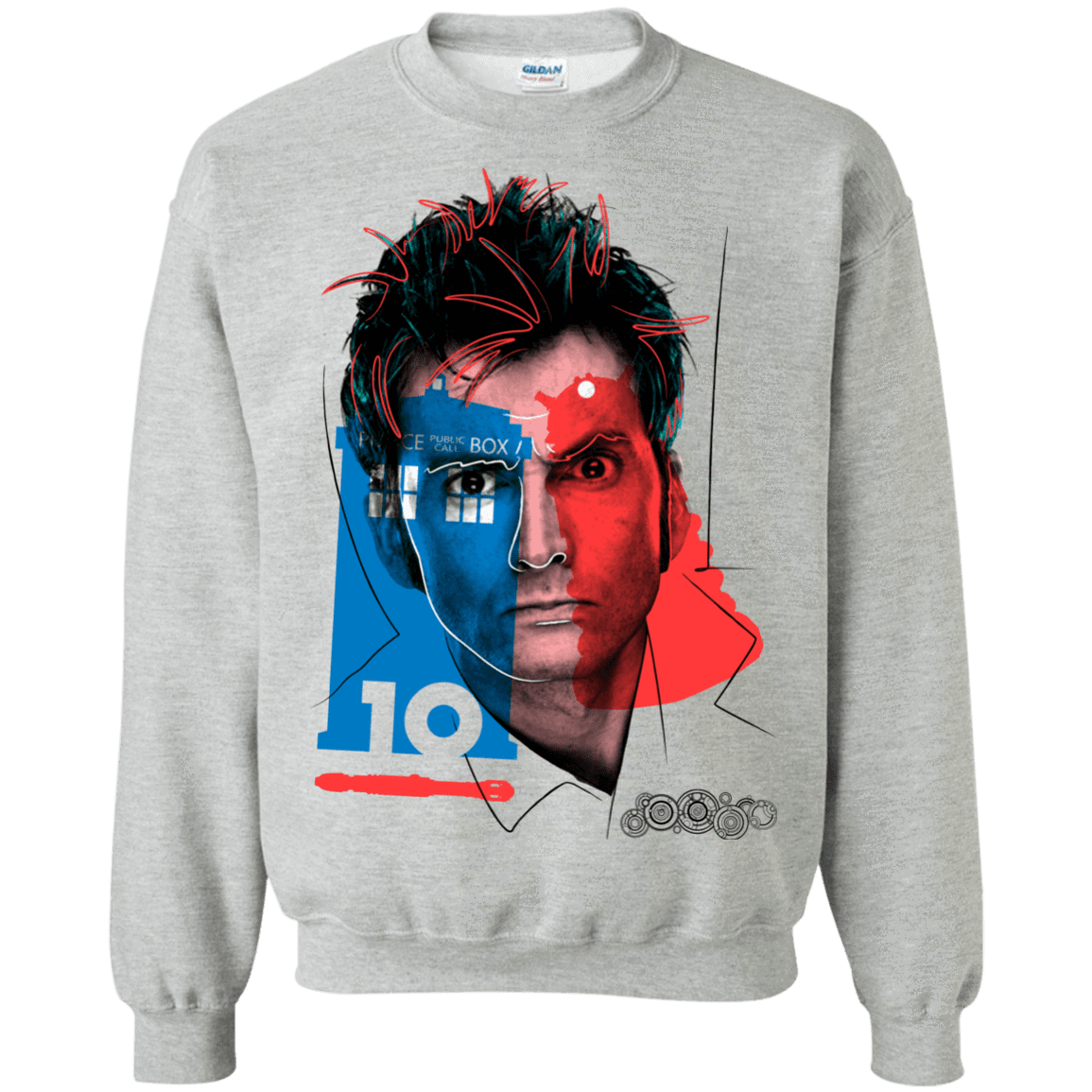 Sweatshirts Sport Grey / S Doctor Warwhol 10 Crewneck Sweatshirt
