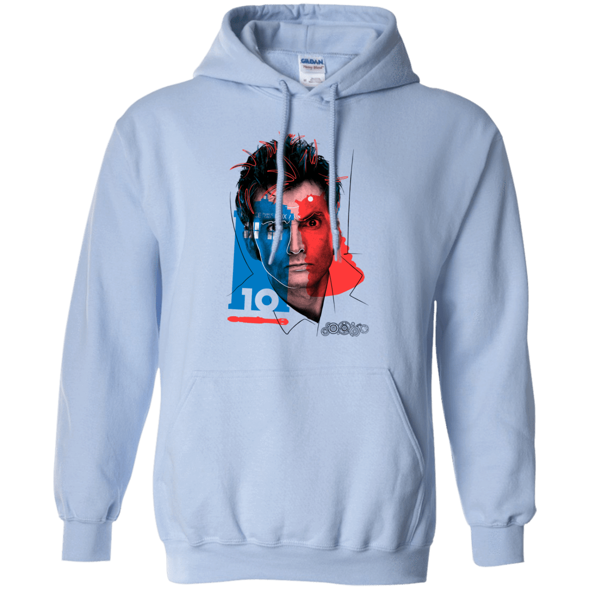 Sweatshirts Light Blue / S Doctor Warwhol 10 Pullover Hoodie