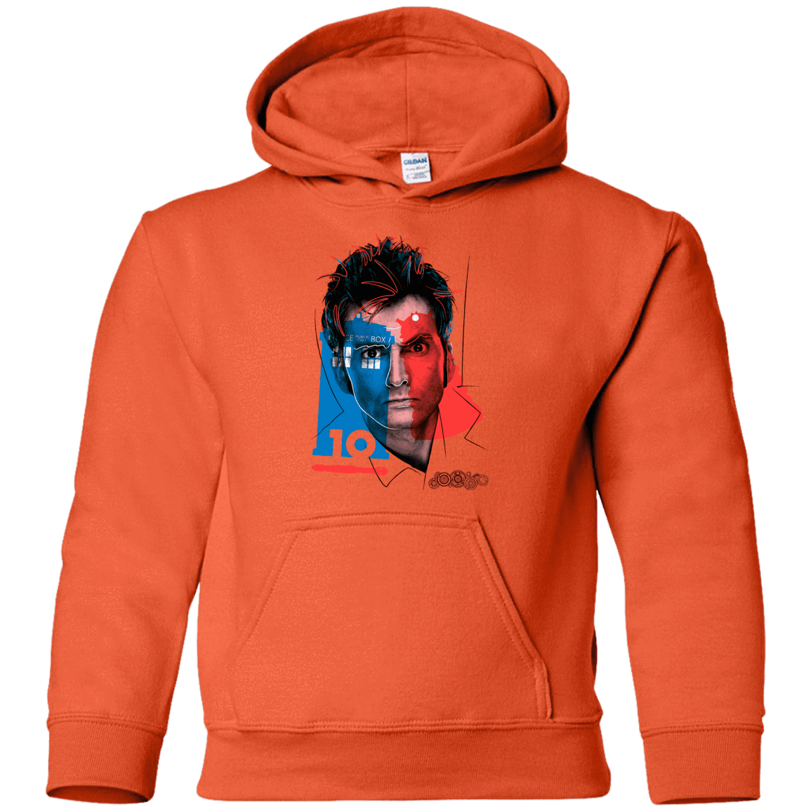Sweatshirts Orange / YS Doctor Warwhol 10 Youth Hoodie