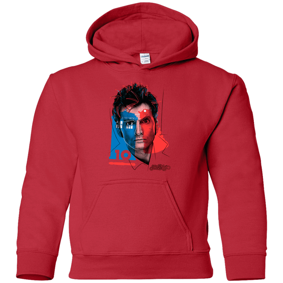 Sweatshirts Red / YS Doctor Warwhol 10 Youth Hoodie