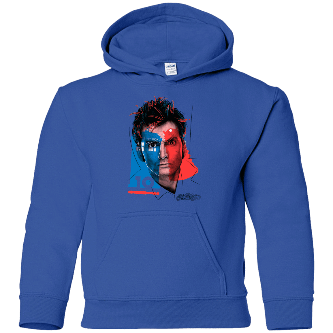 Sweatshirts Royal / YS Doctor Warwhol 10 Youth Hoodie