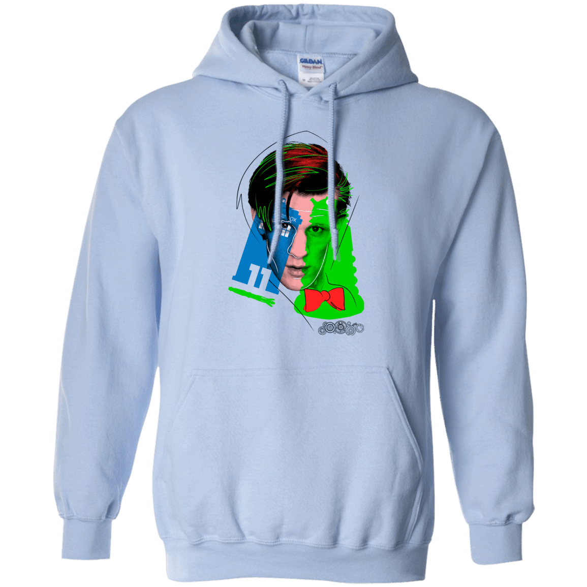 Sweatshirts Light Blue / S Doctor Warwhol 11 Pullover Hoodie