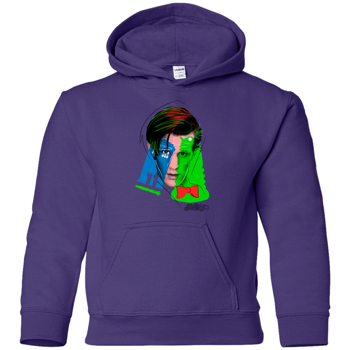 Sweatshirts Purple / YS Doctor Warwhol 11 Youth Hoodie