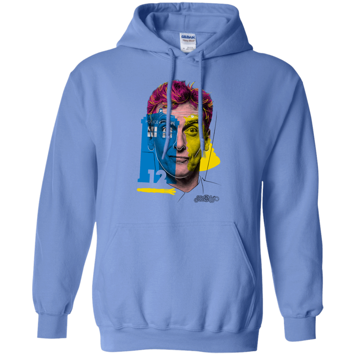 Sweatshirts Carolina Blue / S Doctor Warwhol 12 Pullover Hoodie