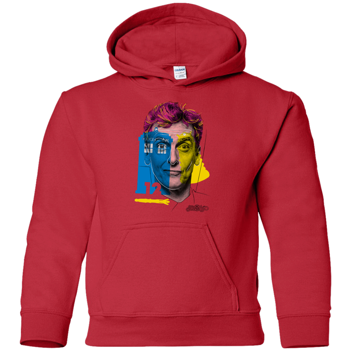 Sweatshirts Red / YS Doctor Warwhol 12 Youth Hoodie