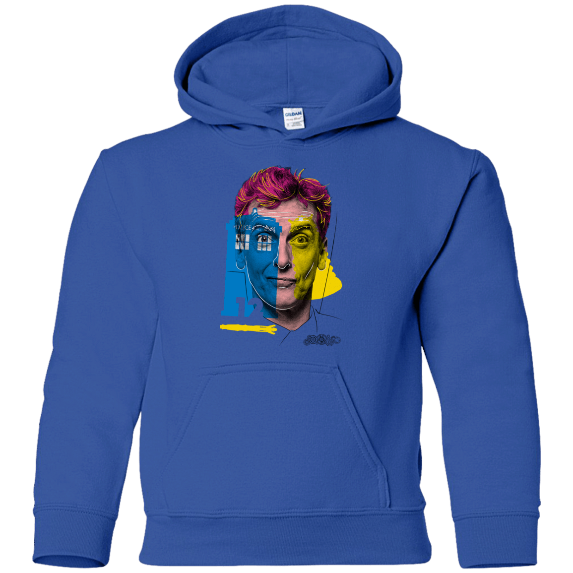 Sweatshirts Royal / YS Doctor Warwhol 12 Youth Hoodie