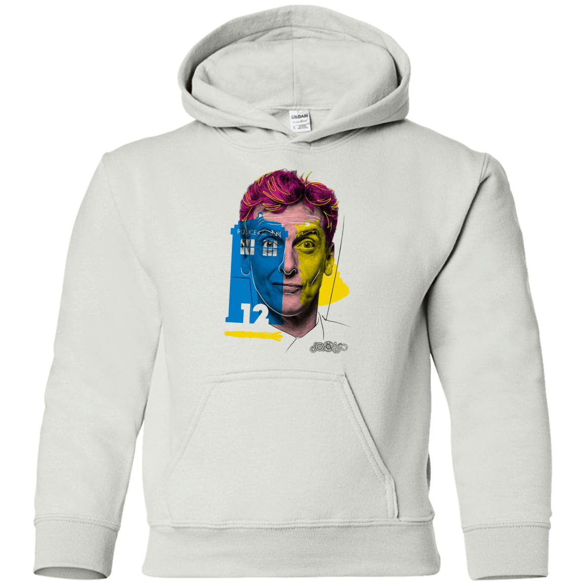 Sweatshirts White / YS Doctor Warwhol 12 Youth Hoodie