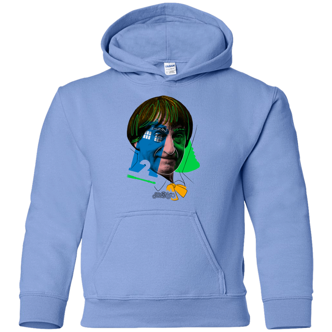 Sweatshirts Carolina Blue / YS Doctor Warwhol 2 Youth Hoodie