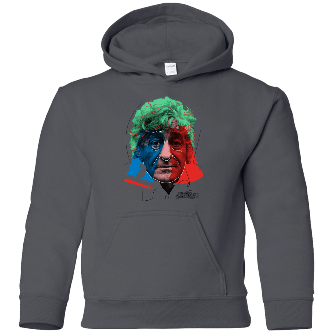 Sweatshirts Charcoal / YS Doctor Warwhol 3 Youth Hoodie