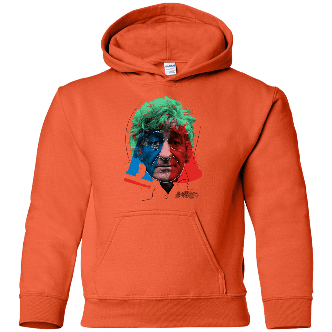 Sweatshirts Orange / YS Doctor Warwhol 3 Youth Hoodie