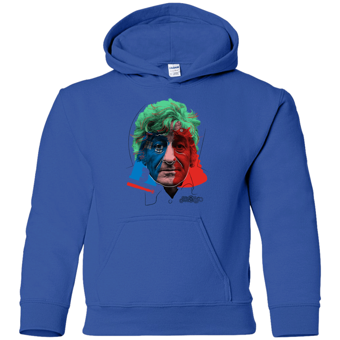 Sweatshirts Royal / YS Doctor Warwhol 3 Youth Hoodie