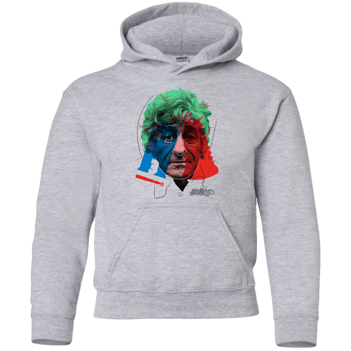 Sweatshirts Sport Grey / YS Doctor Warwhol 3 Youth Hoodie