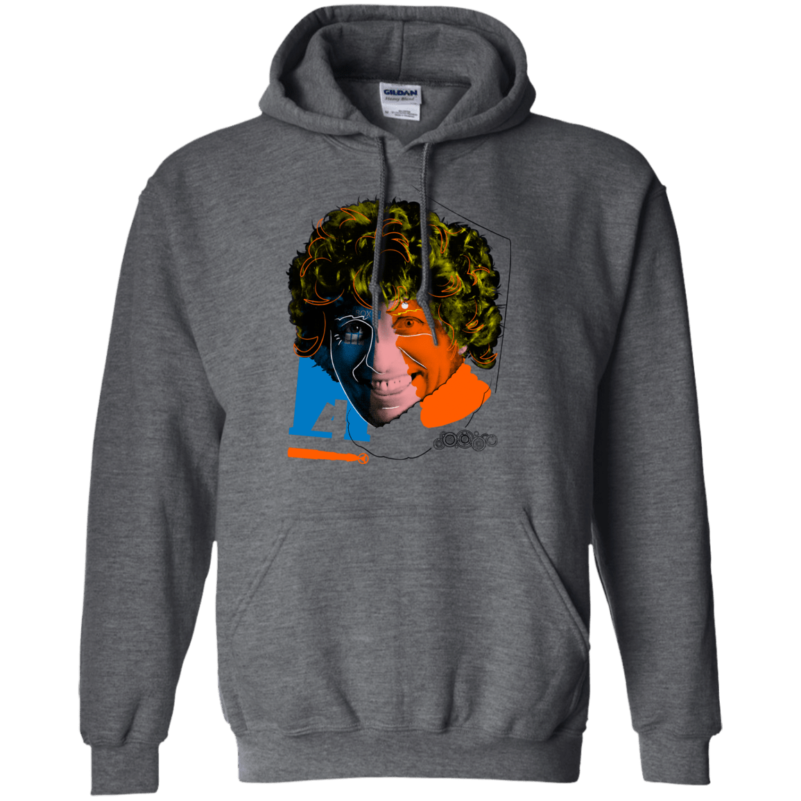 Sweatshirts Dark Heather / S Doctor Warwhol 4 Pullover Hoodie