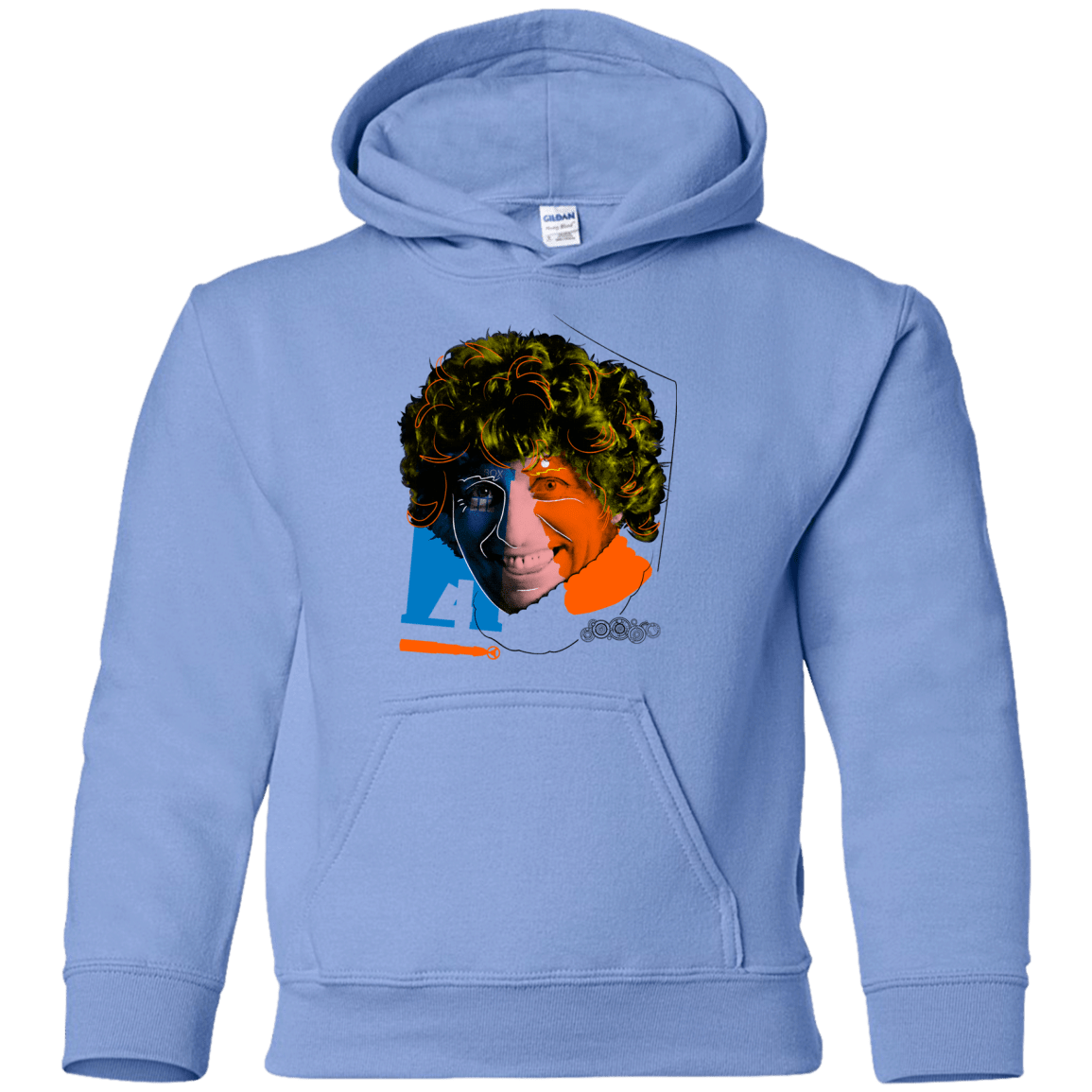 Sweatshirts Carolina Blue / YS Doctor Warwhol 4 Youth Hoodie