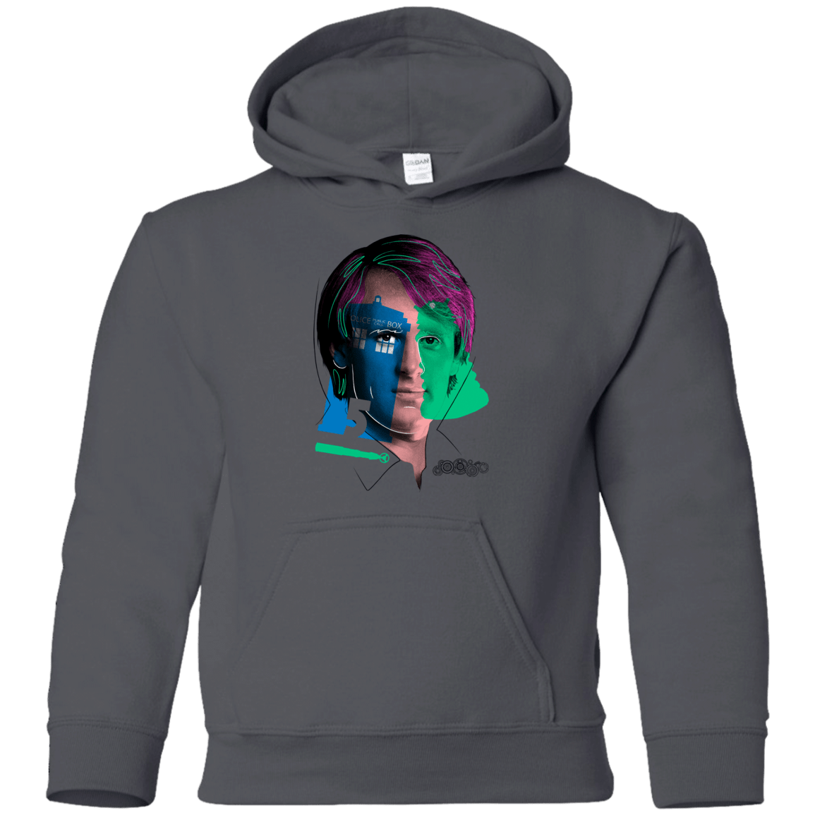 Sweatshirts Charcoal / YS Doctor Warwhol 5 Youth Hoodie