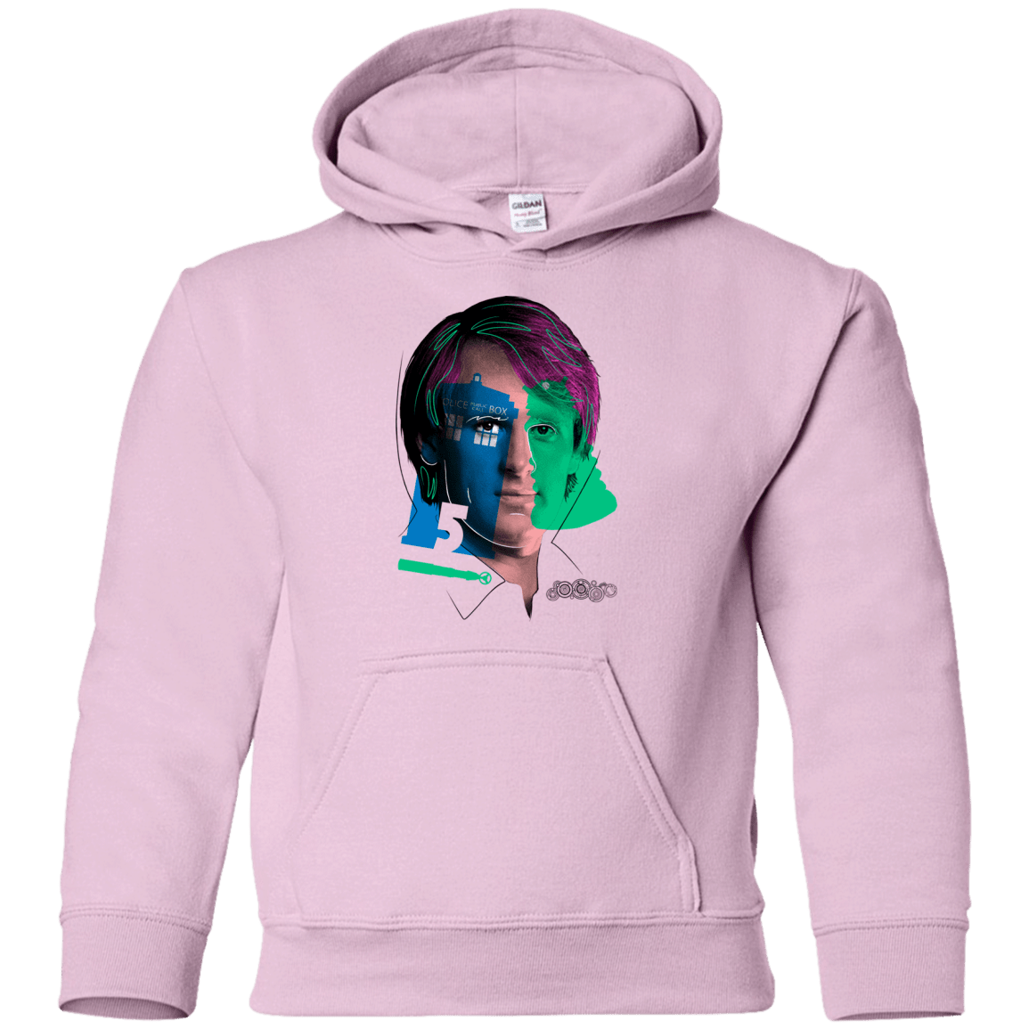 Sweatshirts Light Pink / YS Doctor Warwhol 5 Youth Hoodie