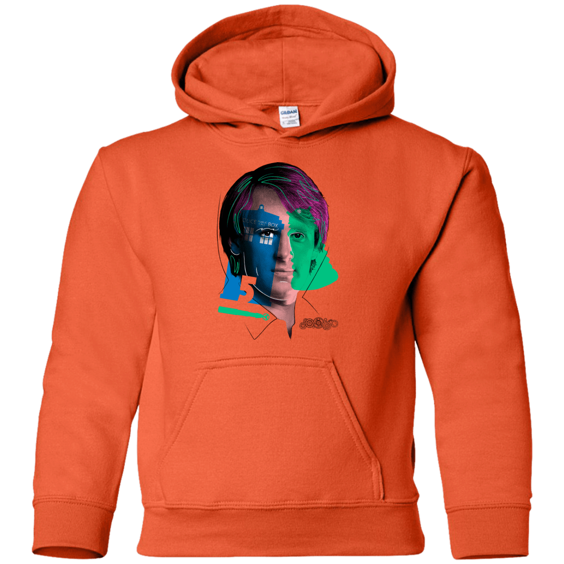 Sweatshirts Orange / YS Doctor Warwhol 5 Youth Hoodie