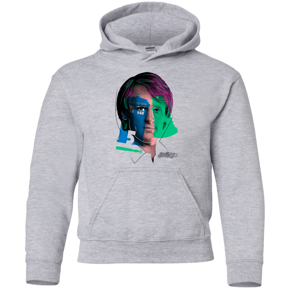 Sweatshirts Sport Grey / YS Doctor Warwhol 5 Youth Hoodie