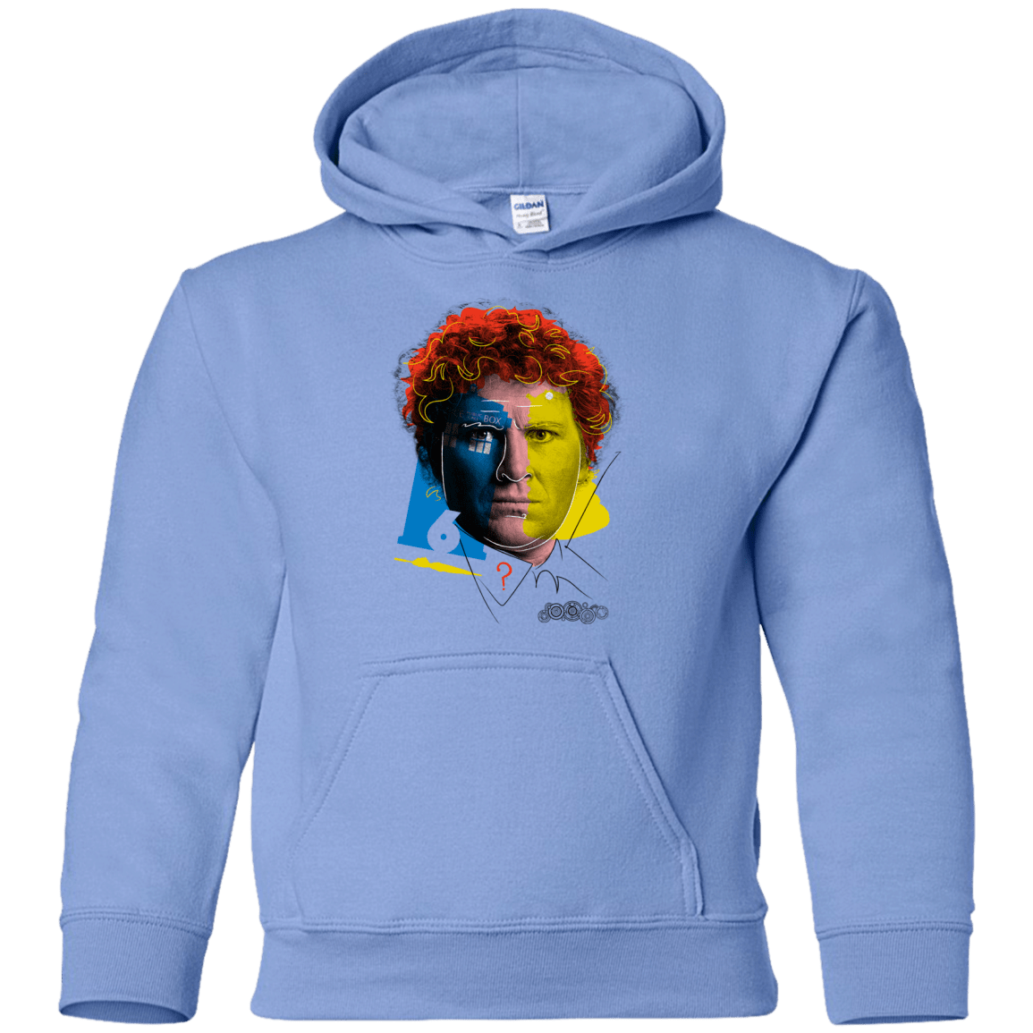 Sweatshirts Carolina Blue / YS Doctor Warwhol 6 Youth Hoodie