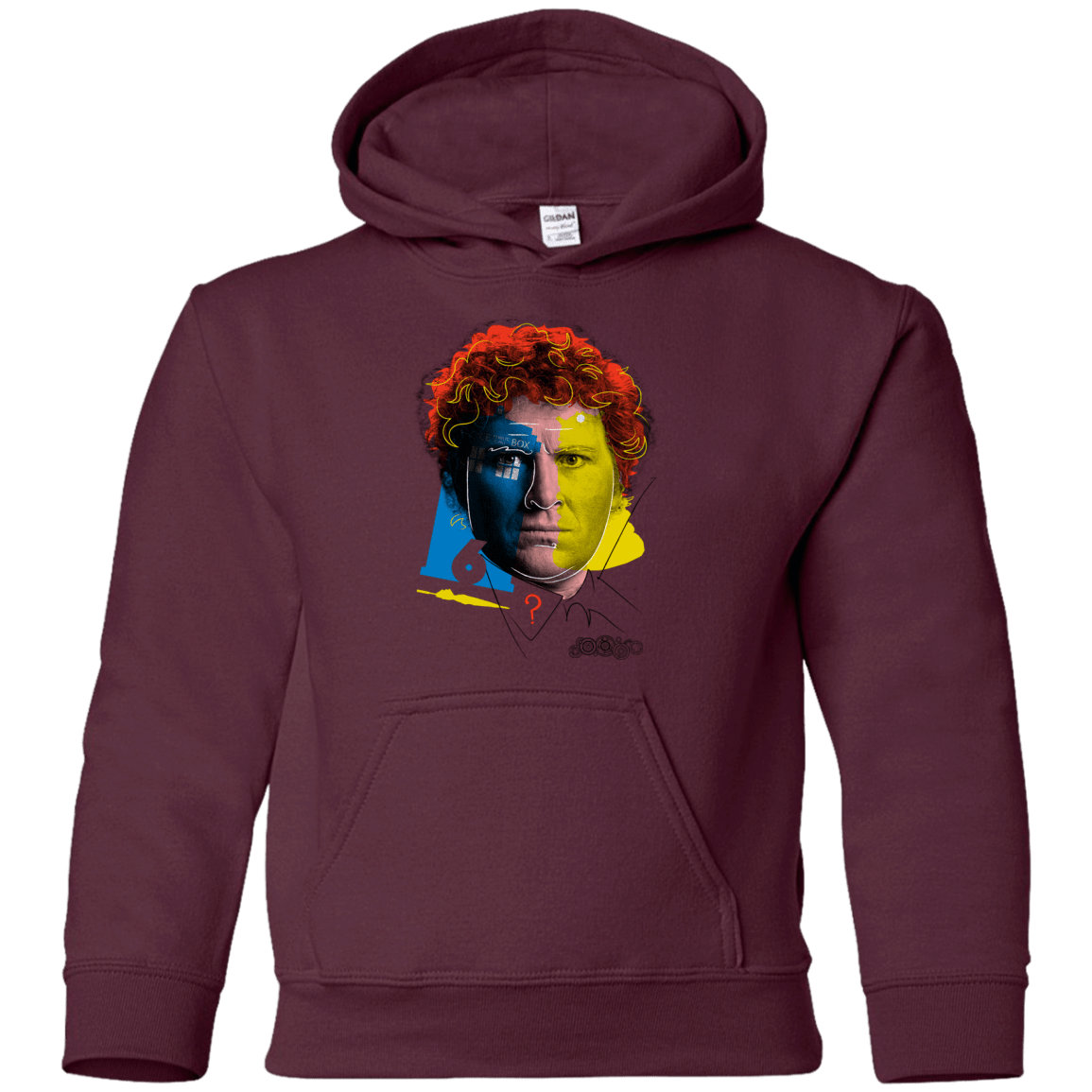 Sweatshirts Maroon / YS Doctor Warwhol 6 Youth Hoodie