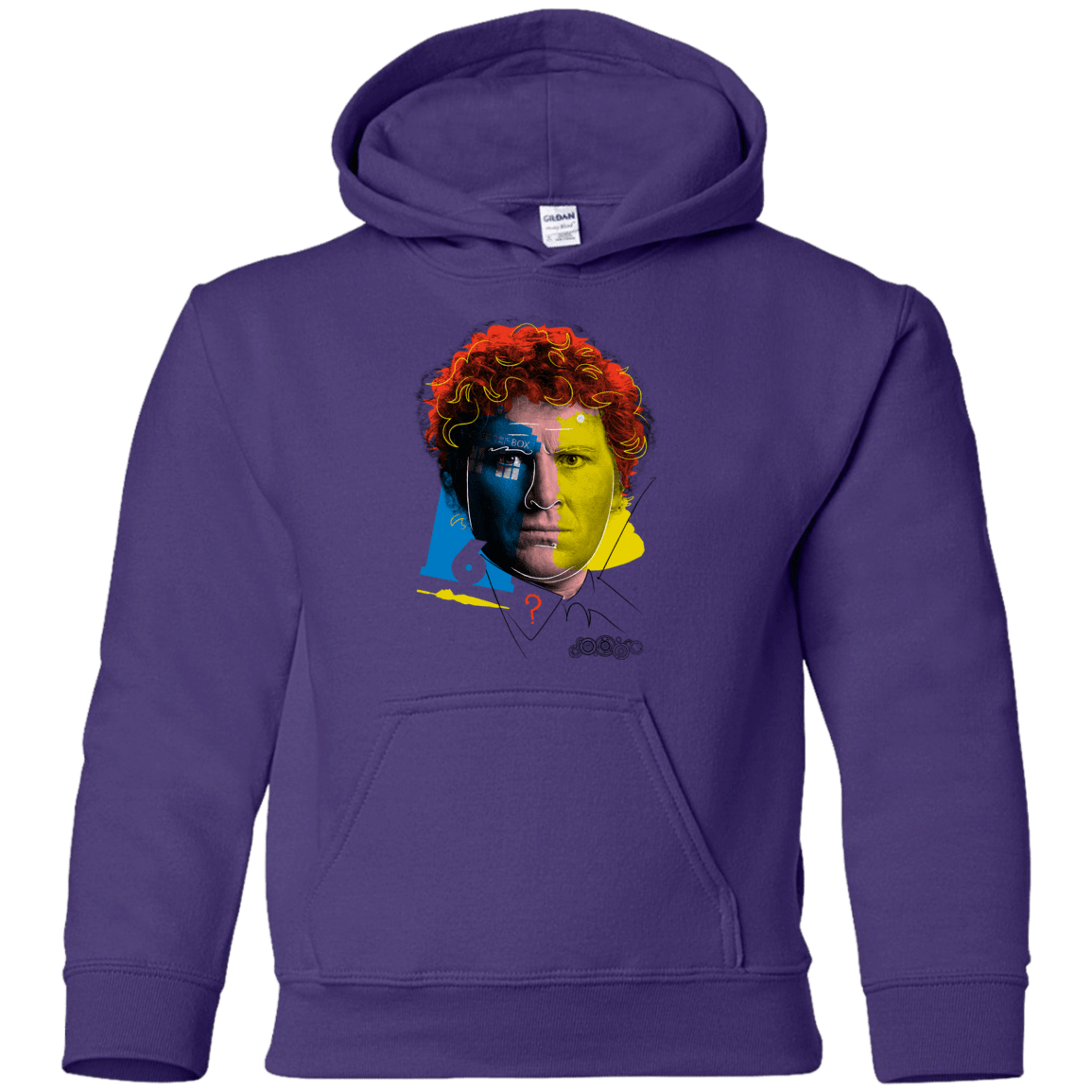 Sweatshirts Purple / YS Doctor Warwhol 6 Youth Hoodie